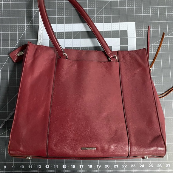 Rebecca Minkoff Large Red Leather Tote - Picture 7 of 12